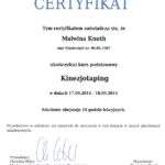 kinesiotaping dyplom, Malwina Knuth, RehaFit