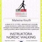 instruktow nordic walking, fizjoterapeuta Malwina Knuth, RehaFit Wrocław