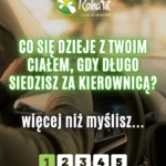 ból pleców po jeździe samochodem