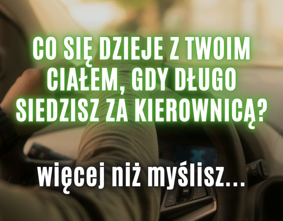 ból pleców po jeździe samochodem