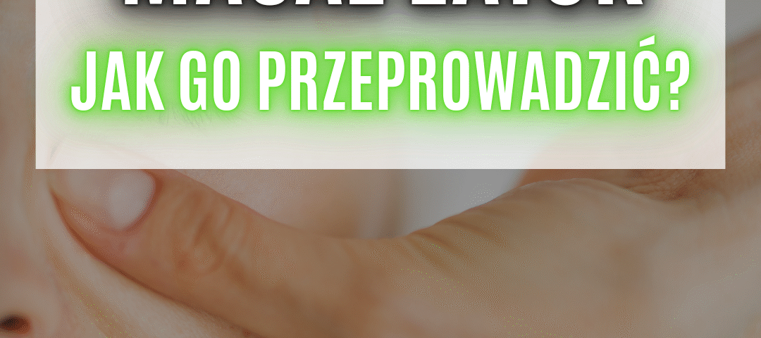 masaż zatok na zatkany nos